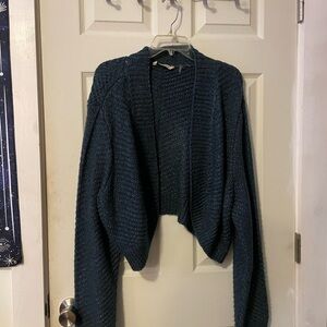 Cozy Knit Cardigan in Deep Teal